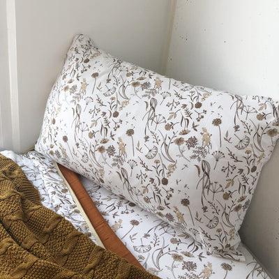 Wild Meadow (neutral petals) Pillowcase | Best Pillowcase | Australia 