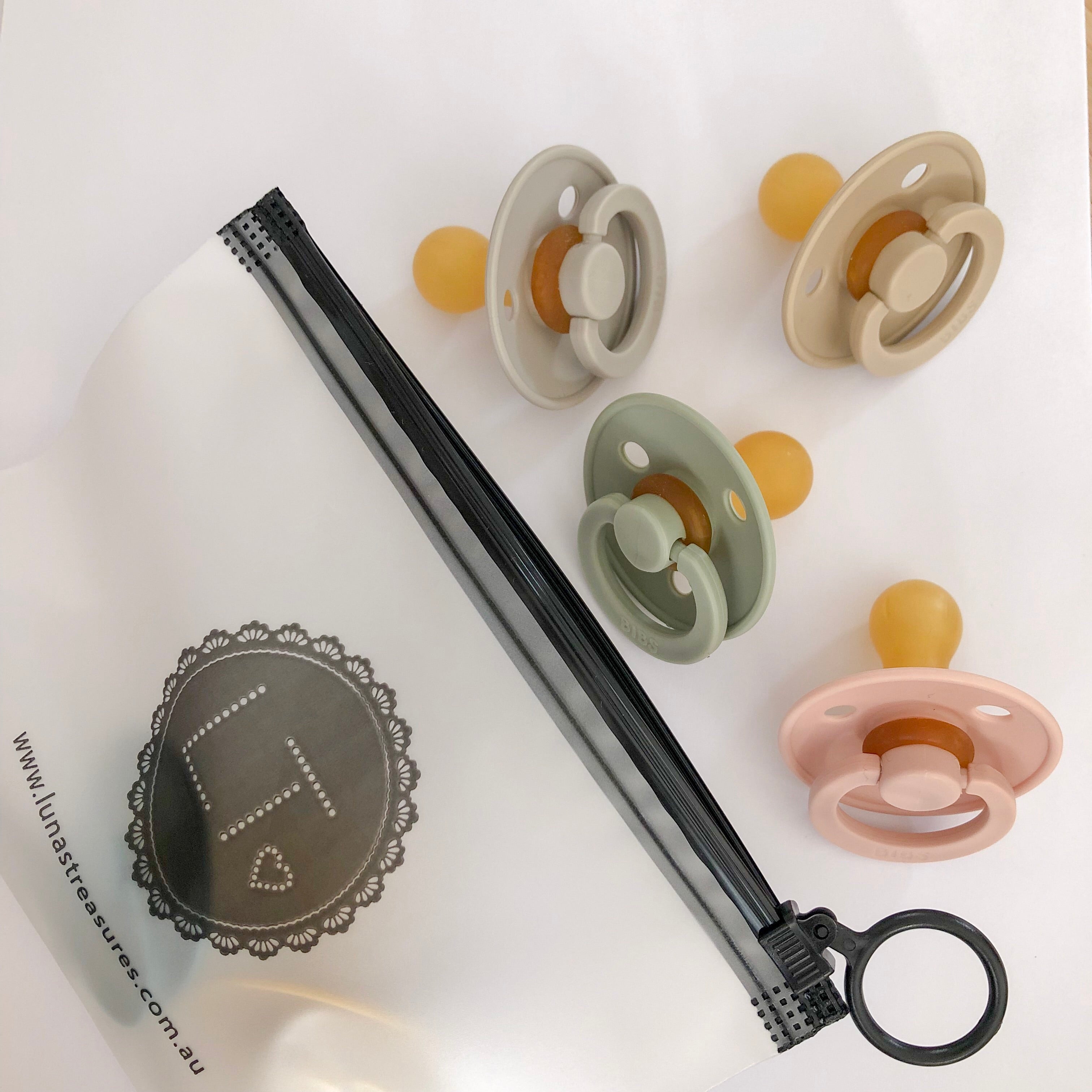 Baby Bibs Storage Pouch Bibs Dummies Baby Pouch Luna's Treasures®