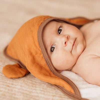 Desert Bronze Hooded Bath Towel Set | Baby Bath Towels | Wholesale