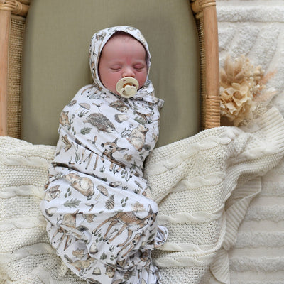 Wholesale Forest Bamboo Jersey Swaddle Wrap | Baby Wrap | Australia