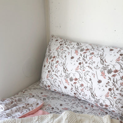 Wild Meadow (Pink Petals) Pillowcase | Best Pillowcase | Australia