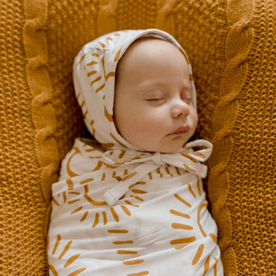 Australia's Best Baby Bonnet | Buy Soleil Jersey Baby Bonnet Newborn