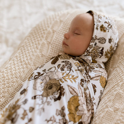 Goldie Blooms Jersey Newborn Bonnet | Baby Bonnet | Australia