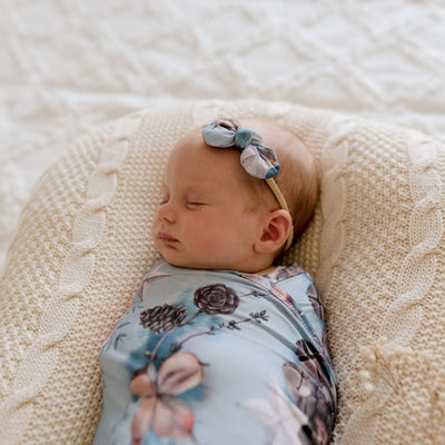 Aspen Jersey Baby Bows Headband | Baby Girl Bow Headbands Australia