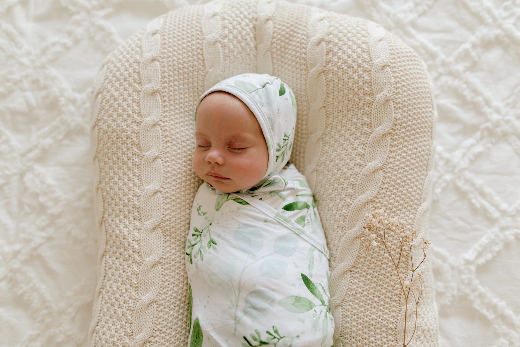 Evergreen Bamboo Jersey Swaddle Wrap For Newborns Baby Swaddle Wrap