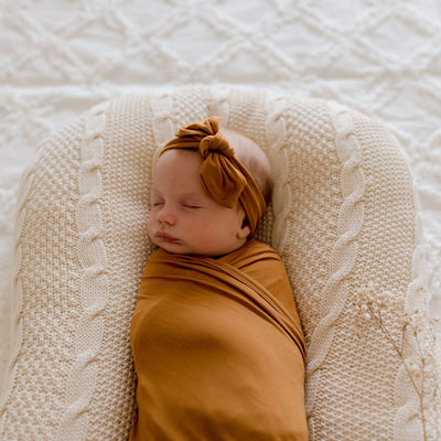 Best Topknot Headband For Baby | Desert Bronze | Baby Girl Headband