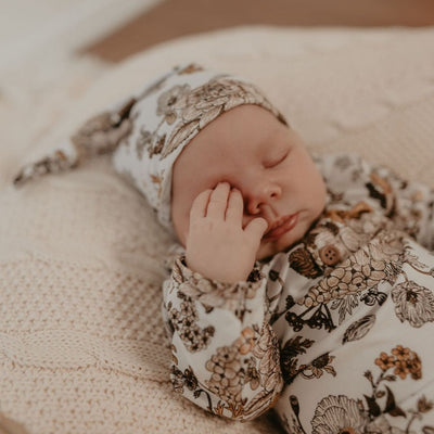 Goldie Blooms Knotted Beanie Newborn | Baby Hat | Australia