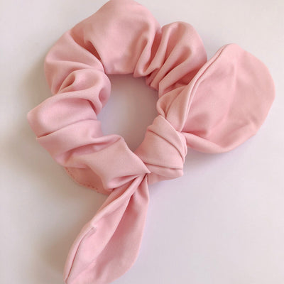 Wholesale Billie Bunny Ear Scrunchie Solid Pink UPF 50+ | Australia